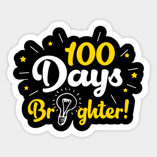 100 Days Of School Cute T-shirt Sticker